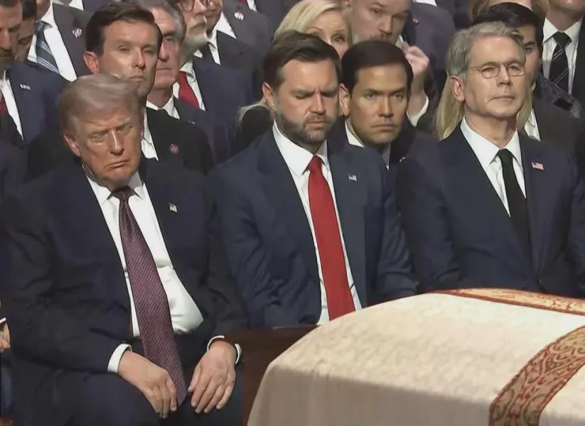 Trump, 80, Falls Asleep After Mocking Lindsey Graham at His Funeral