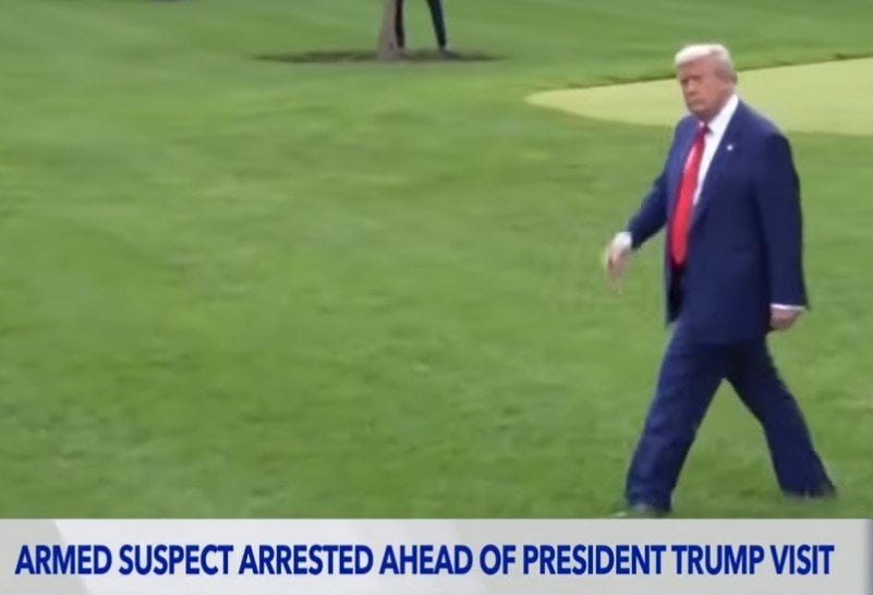 Armed man arrested at Trump California golf course ahead of fundraiser