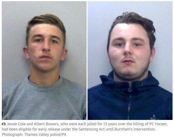 Burnham keeps PC Harper’s killers behind bars prison crisis deepens