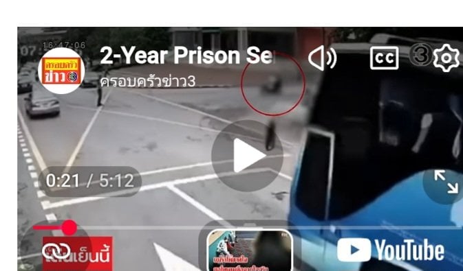 Bus driver jailed over Khon Kaen medical student's death