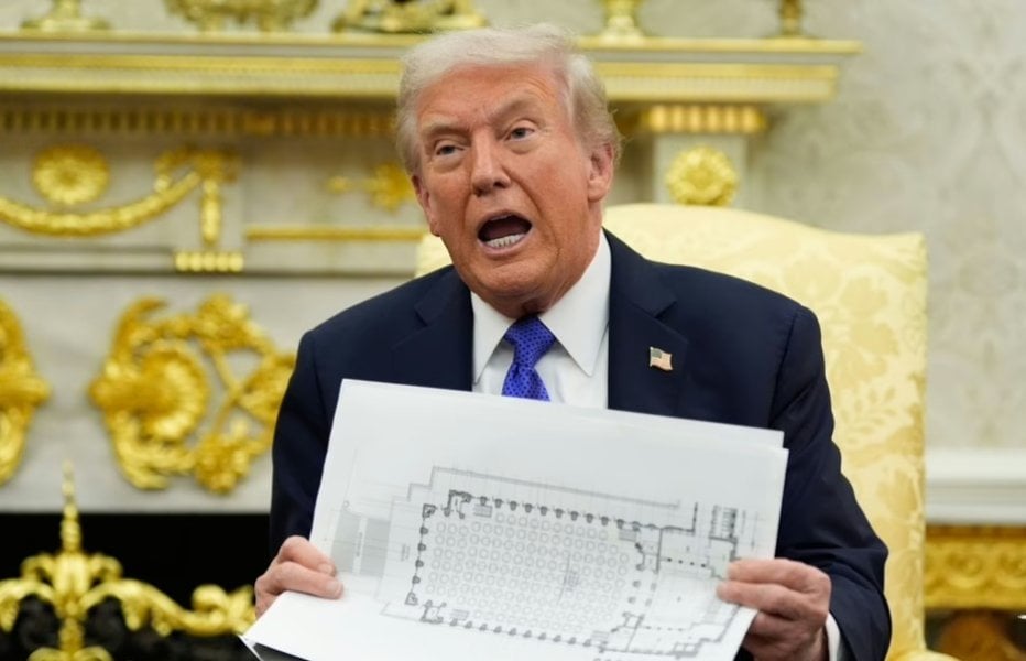 Trump attacks court after judges halt White House ballroom