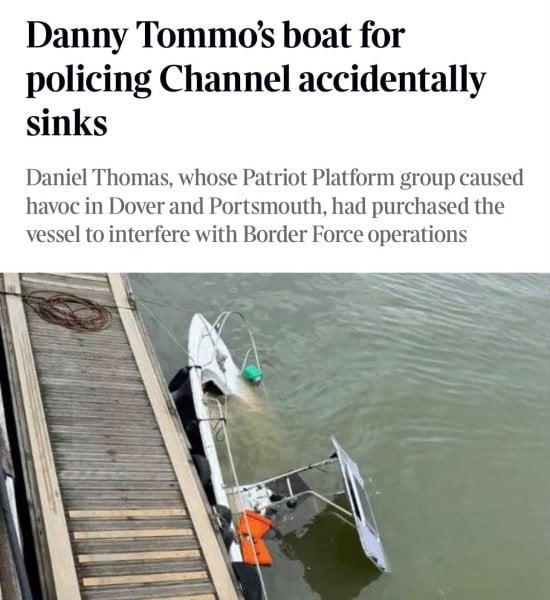 "Patriot" Danny Tommo and HIs Little Boat