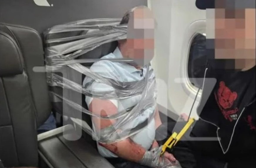 From air rage to duct tape: passenger tied to seat mid-flight