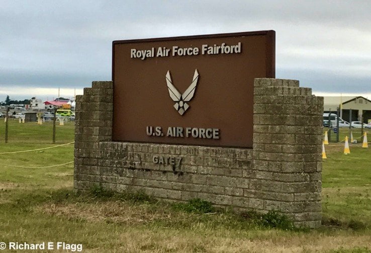 Three vans five arrests RAF Fairford bomb plot probe bomb squad called