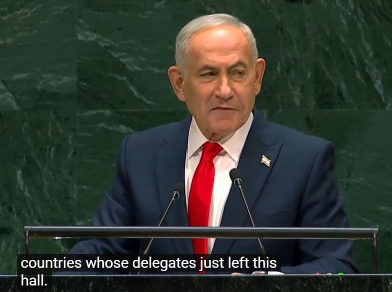 Netanyahu vows Iran’s demise in protested UN speech: 'We will win'
