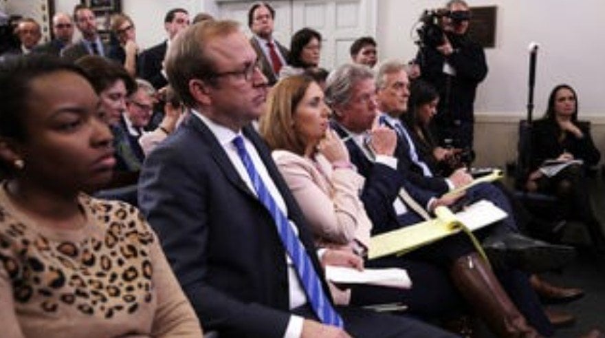 Trump’s media ban puts the entire White House press pool at risk