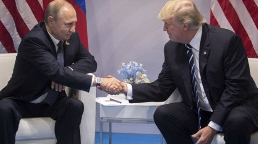 Putin tells Trump Russia has no plans to attack Europe