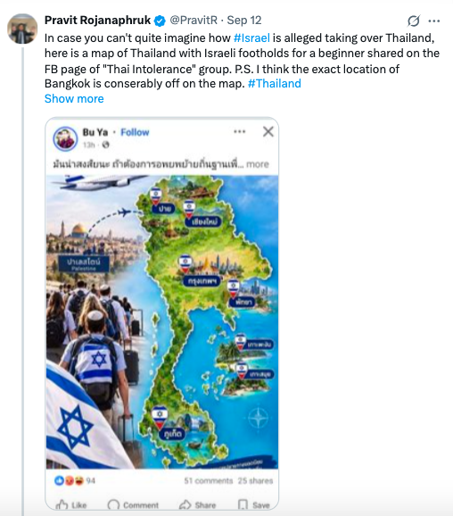 Anti-Israel protests in Bangkok fuel concern over Israelis