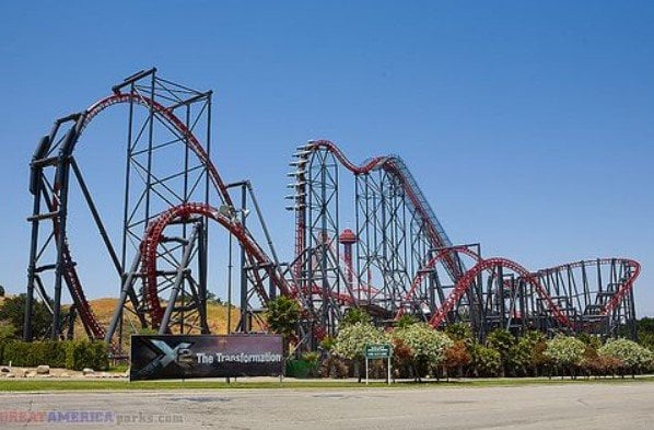 Six Flags X2 roller coaster shuts  after wave of brain injury claims