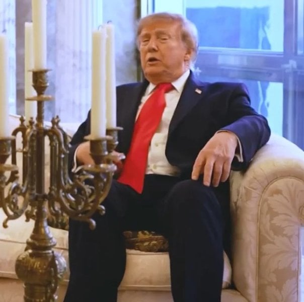 Trump, 80, Busted Needing Extra Cushion on Sinky Sofa