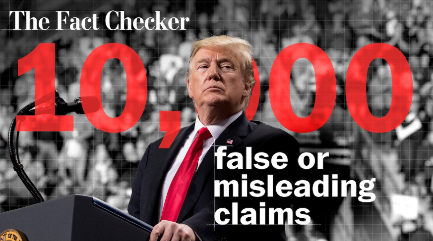Trump's fact check claims collide heavily with the real facts