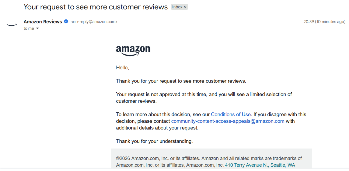 Has Amazon.com now become another scam platform?
