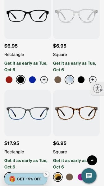 prescription glasses