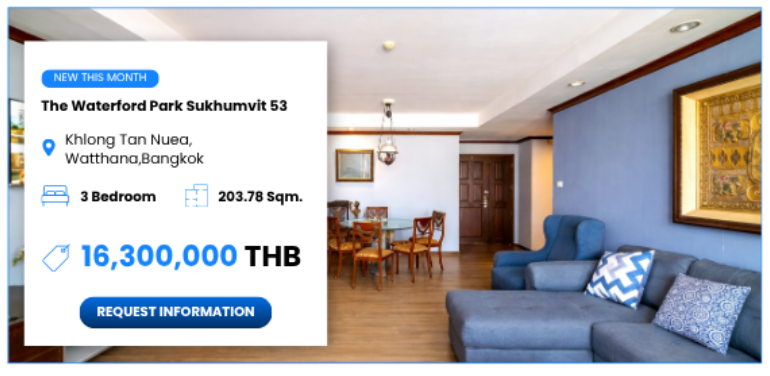 This week's Top Ten units for sale in Bangkok
